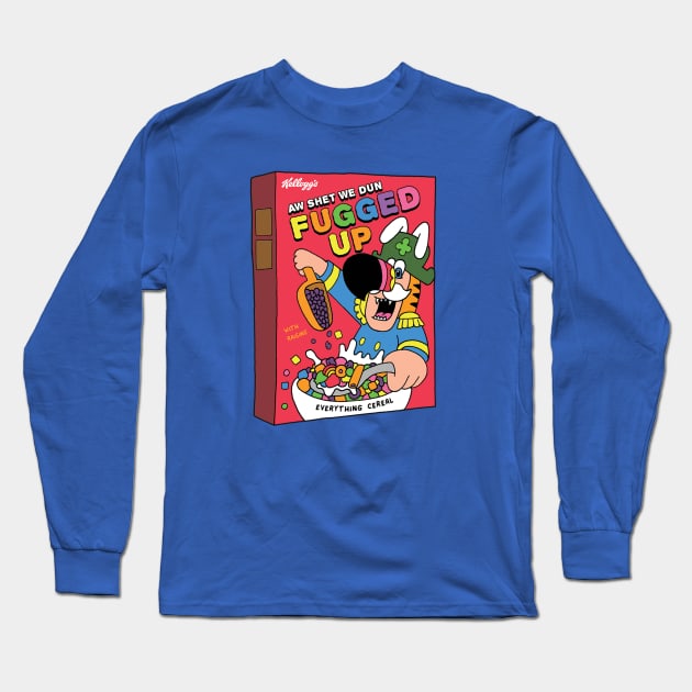 Fugged Up Long Sleeve T-Shirt by RaminNazer